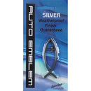 Harbor House Small Silver Christian Cross Fish Auto Emblem