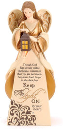 Dicksons In Your Heart Bronze Colored 8 Inch Tabletop Angel Figurine