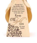 Dicksons In Your Heart Bronze Colored 8 Inch Tabletop Angel Figurine