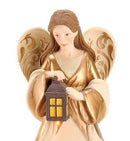 Dicksons In Your Heart Bronze Colored 8 Inch Tabletop Angel Figurine