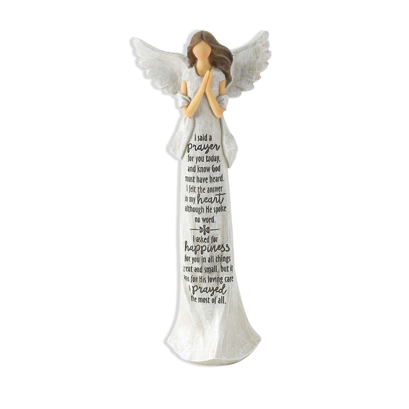 Dicksons I Said A Prayer for You Praying Angel Ivory 2 x 3.5 Inch Resin Tabletop Figurine