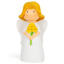 Sunflower Yellow Prayer For You Angel 2.5 inch Resin Decorative Tabletop Figurine With Card