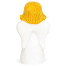 Sunflower Yellow Prayer For You Angel 2.5 inch Resin Decorative Tabletop Figurine With Card