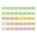 Dicksons Rainbow Bible Index Tabs Old and New Testament Books 77 Tabs