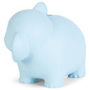 Soft Blue Friendly Elephant 4 inch Resin Piggy Money Bank
