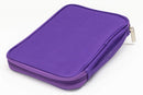Dicksons Royal Purple Polyester Bible Cover Case with Handle Thin line