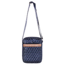 Trust In The Lord Navy Blue Thinline Quilted Polyester Bible Cover Tote Bag