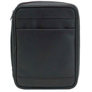 Black Outer Pocket Leather Like Vinyl Bible Cover Case with Handle X-Large