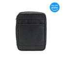 Black Outer Pocket Leather Like Vinyl Bible Cover Case with Handle X-Large