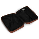 Caramel Brown Cross Large Vinyl Bible Cover with Handle