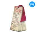 I Said A Prayer for You Today Pink Floral Cardstock Tassel Bookmarks, Pack of 12