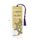 Dicksons Hope As Anchor Tan Striped Tassel Bookmarks, Pack of 12
