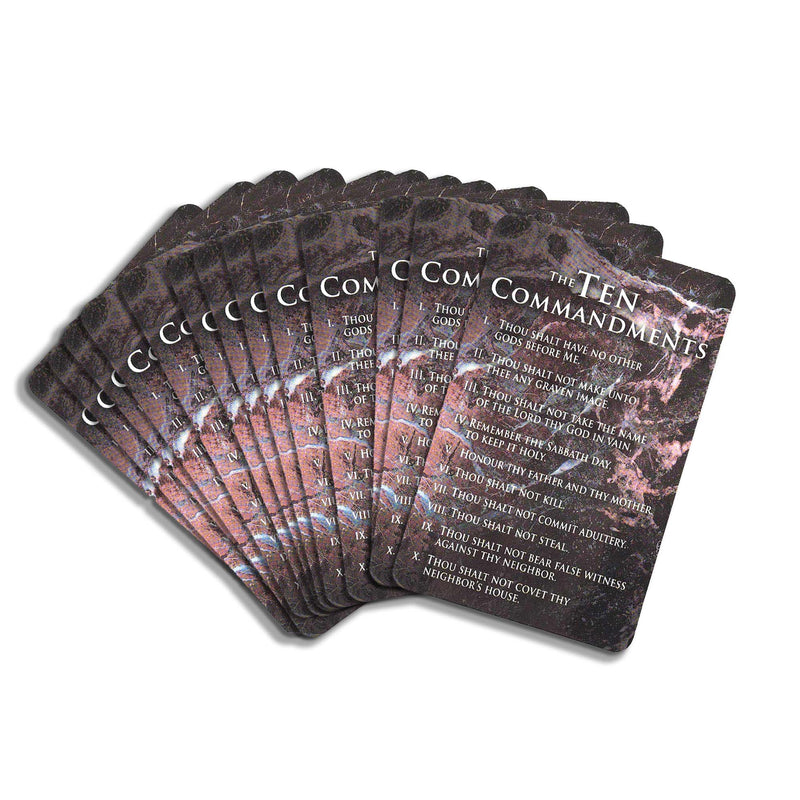 Dickson Ten Commandments 2.5 x 3 Inch Pocket Card Bookmark Pack of 12