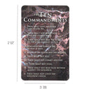 Dickson Ten Commandments 2.5 x 3 Inch Pocket Card Bookmark Pack of 12