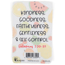 Fruit of the Spirit Love Joy Peace Colorful 4 x 2.5 Paper Keepsake Bookmark