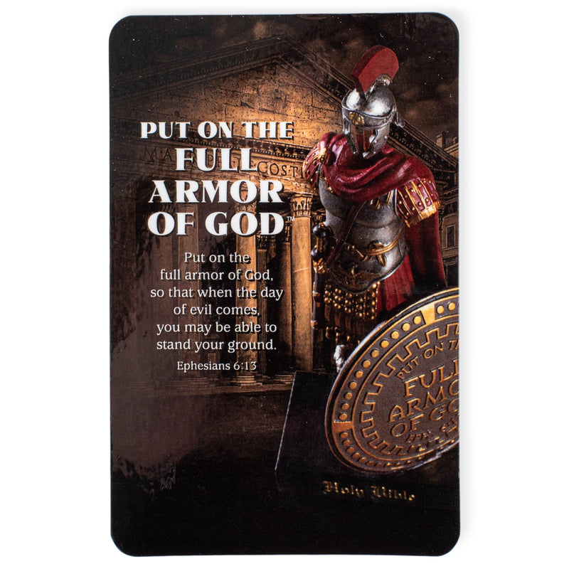 Full Armor of God Bronzed 4 x 2.5 Paper Keepsake Bookmark