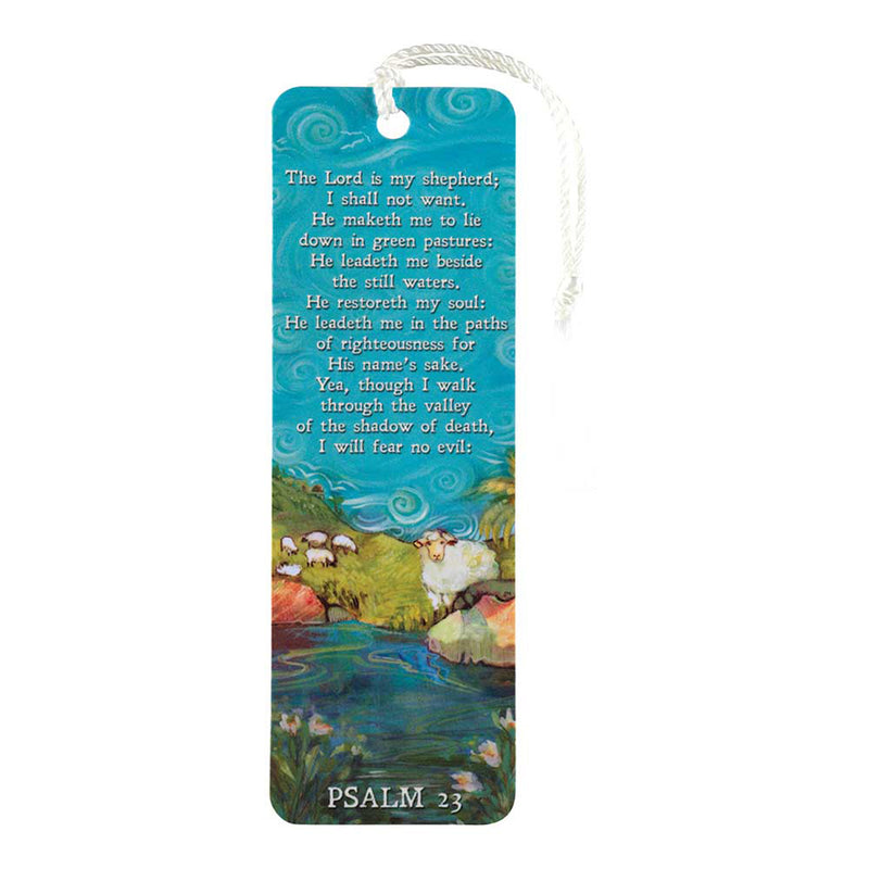Dicksons Lord Is My Shepherd Blue Paper 6 x 2 Inch Bookmark Set of 12