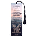 I Lift Up My Eyes Layered Mountains Cardstock Tassel Bookmarks, Pack of 12