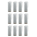 Roman's Road Silvertone 6 x 2 Cardstock Bookmark with Tassel Pack of 12