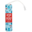 Anchor Of My Soul Blue Nautical Fish 2 x 6 Paper Keepsake Bookmark