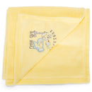 Precious Little One Banana Yellow 40 x 27.5 Fleece Nursery Bed Blanket