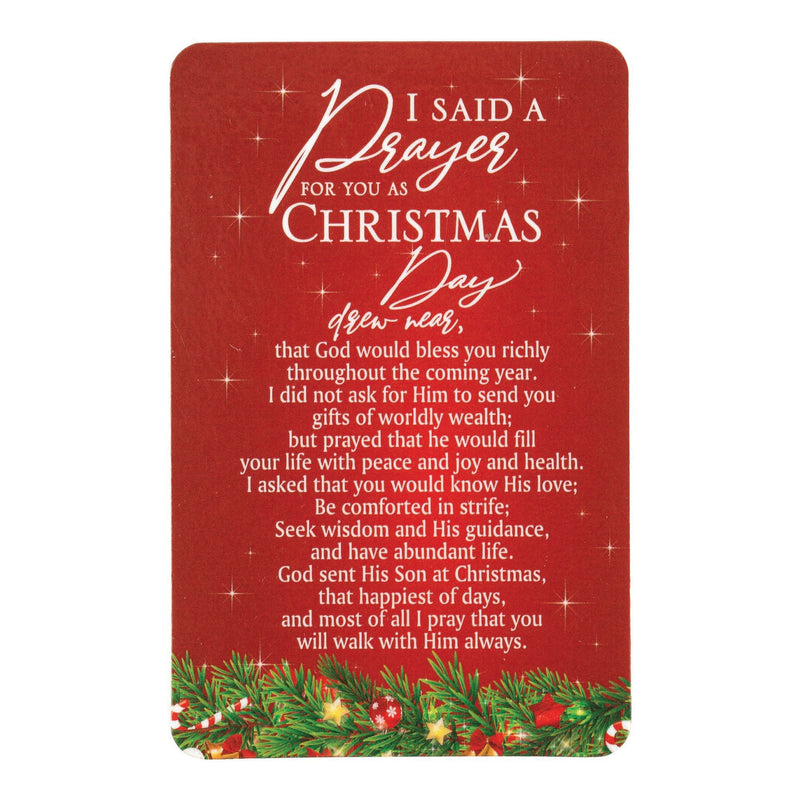 Said A Prayer For You Holiday Red 4 x 2.5 Paper Bookmark