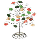 Colorful Leaves on Blessings Tree 19 x 16 Metal Decorative Tabletop Figurine