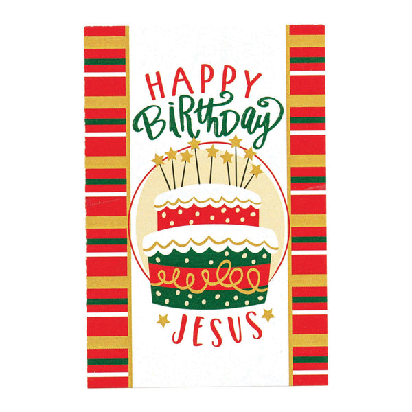 Happy Birthday Santa Fe Red 4 x 3.2 Paper Itty Bitty Bookmark