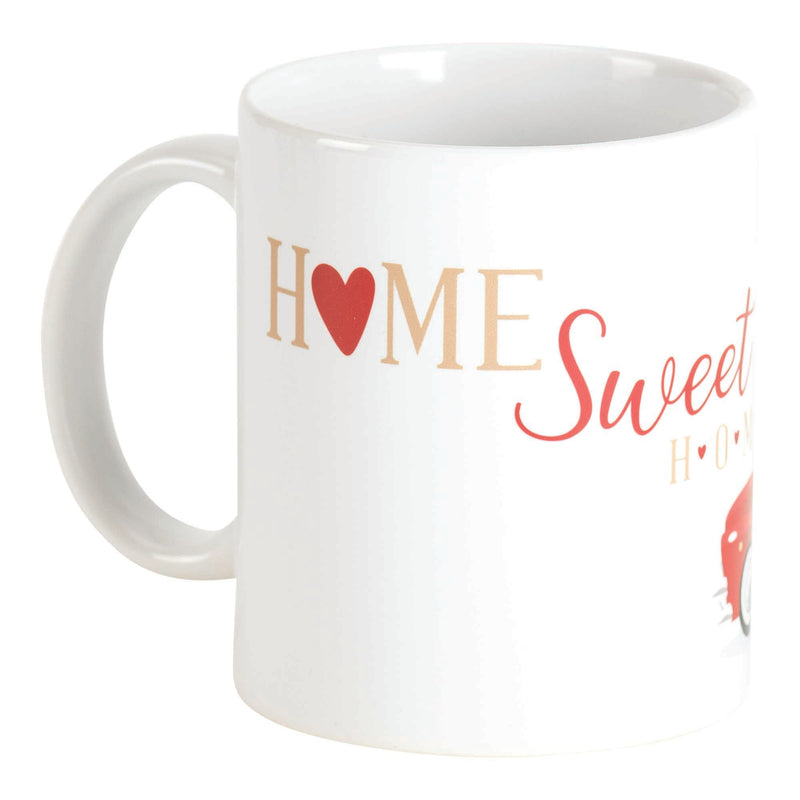 Home Sweet Home Red Heart 11 ounce Ceramic Cafe Coffee Tea Cup Mug