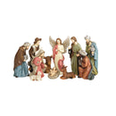 Colorful Nativity 5 x 1.75 Resin Decorative Tabletop Figurine Set 11