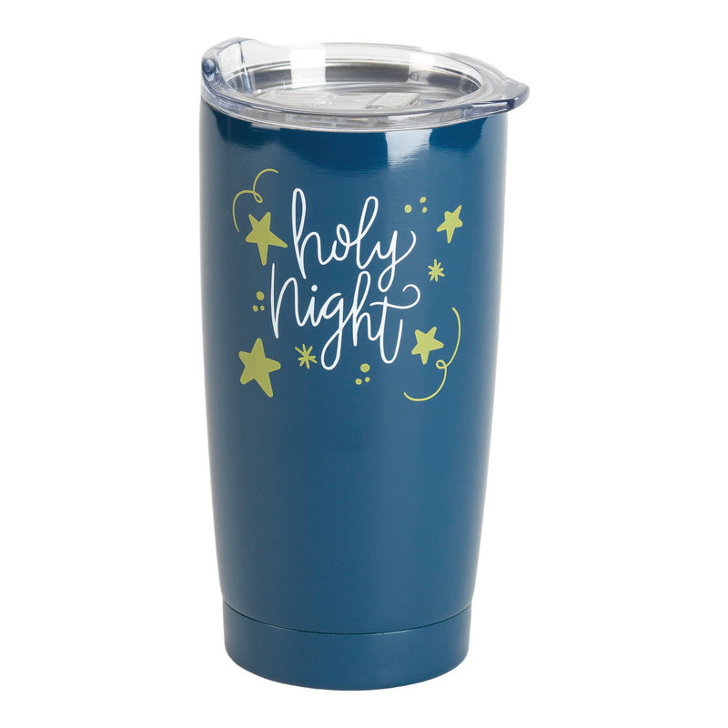 Holy Night Stone Blue 20 ounce Stainless Steel Coffee Mug Tumbler with Lid