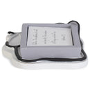 Nurses Care Grey Black Stethoscope 3 inch Resin Faith Builders Greeting Card Holder