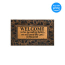 Dicksons Joshua 24:15 Serve Lord Natural Brown 18 x 30 Inch Rubber & Coir Anti Slip Doormat