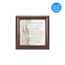 Elanze Designs Full Armor of God Verona Mocha Wood Finish 12 x 12 Framed Art Wall Plaque
