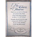 Dicksons No Tears in Heaven Memorial 46 x 68 All Cotton Tapestry Throw Blanket