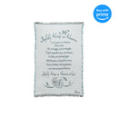 Dicksons Safely Home in Heaven on Aqua Memorial 48 x 68 All Cotton Tapestry Throw Blanket