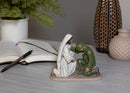 Praying Soldier with Jesus 5 x 6 Resin Decorative Tabletop Figurine