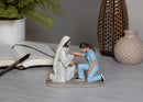Praying Nurse with Jesus 5 x 6 Resin Decorative Tabletop Figurine
