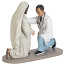 Praying Doctor with Jesus 5 x 6 Resin Decorative Tabletop Figurine