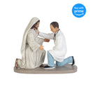 Praying Doctor with Jesus 5 x 6 Resin Decorative Tabletop Figurine