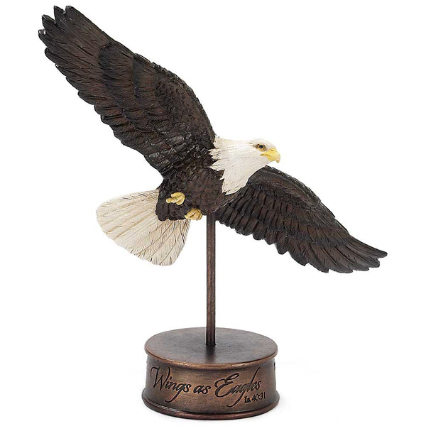 Dicksons Soaring Isaiah 40:31 Wings as Eagles 7 inch Resin Stone Table Top Figurine
