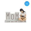 I Love You For Always Mom with Child 7 x 4 Resin Decorative Tabletop Figurine