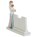 Always Believe In Yourself Mom Dad Son 5 x 7 Resin Decorative Tabletop Figurine