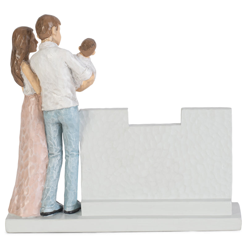 Always Believe In Yourself Mom Dad Son 5 x 7 Resin Decorative Tabletop Figurine