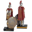 Dicksons Armor of God Roman Soldier 9 x 5 Inch Red Resinstone Tabletop Figurine