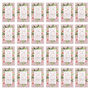 Trust In Him All Your Heart Pink Floral 2.5 x 4 Cardstock Itty Bitty Bookmark Pack of 24
