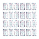Friendship Treasure Purple Floral 2.5 x 4 Cardstock Itty Bitty Bookmark Pack of 24