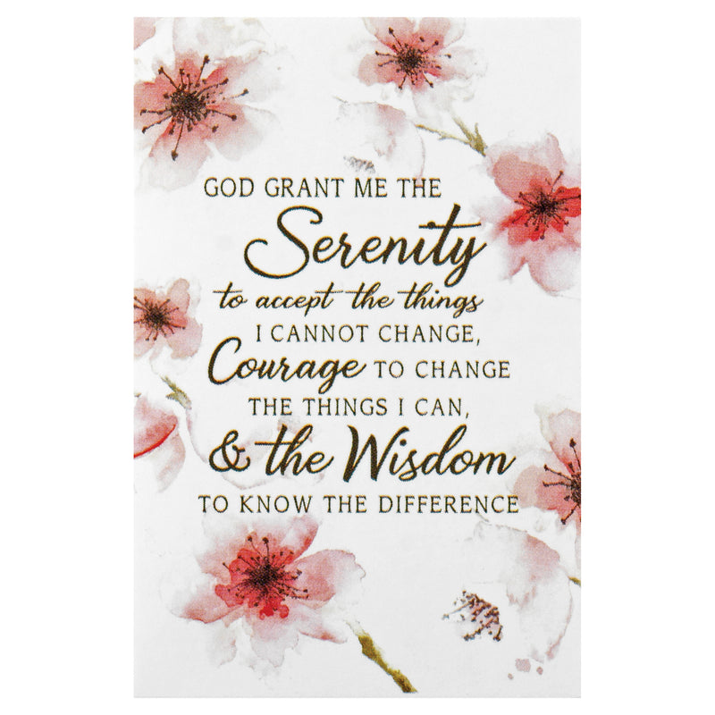Serenity Prayer Courage Wisdom Mini Cardstock Bookmarks Pack of 24