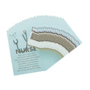 Dicksons May I Be a Nurse Blue 3 x 2 Mini Bookmarks Pack of 24