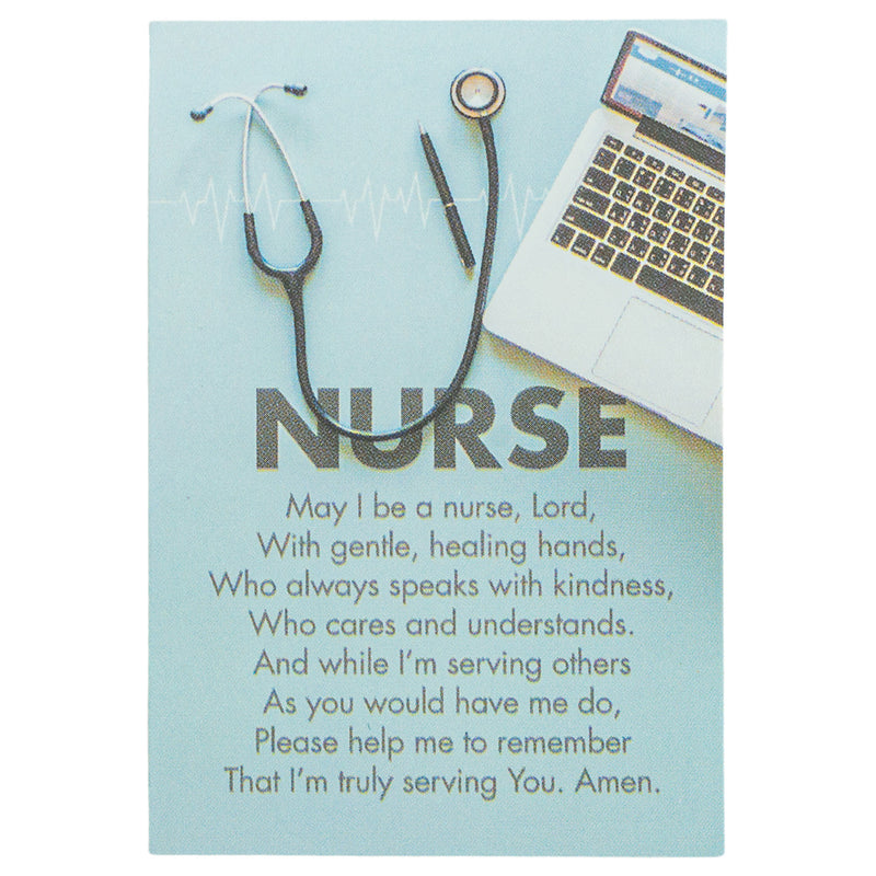Dicksons May I Be a Nurse Blue 3 x 2 Mini Bookmarks Pack of 24